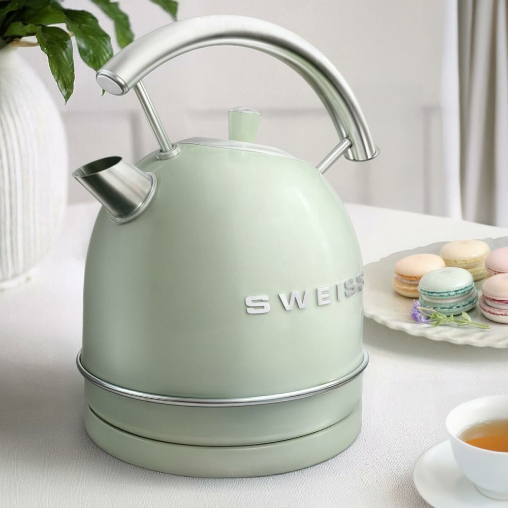 Bouilloire Sweiss KTL7 Vert Acier inoxydable 2200 W 1,8 L