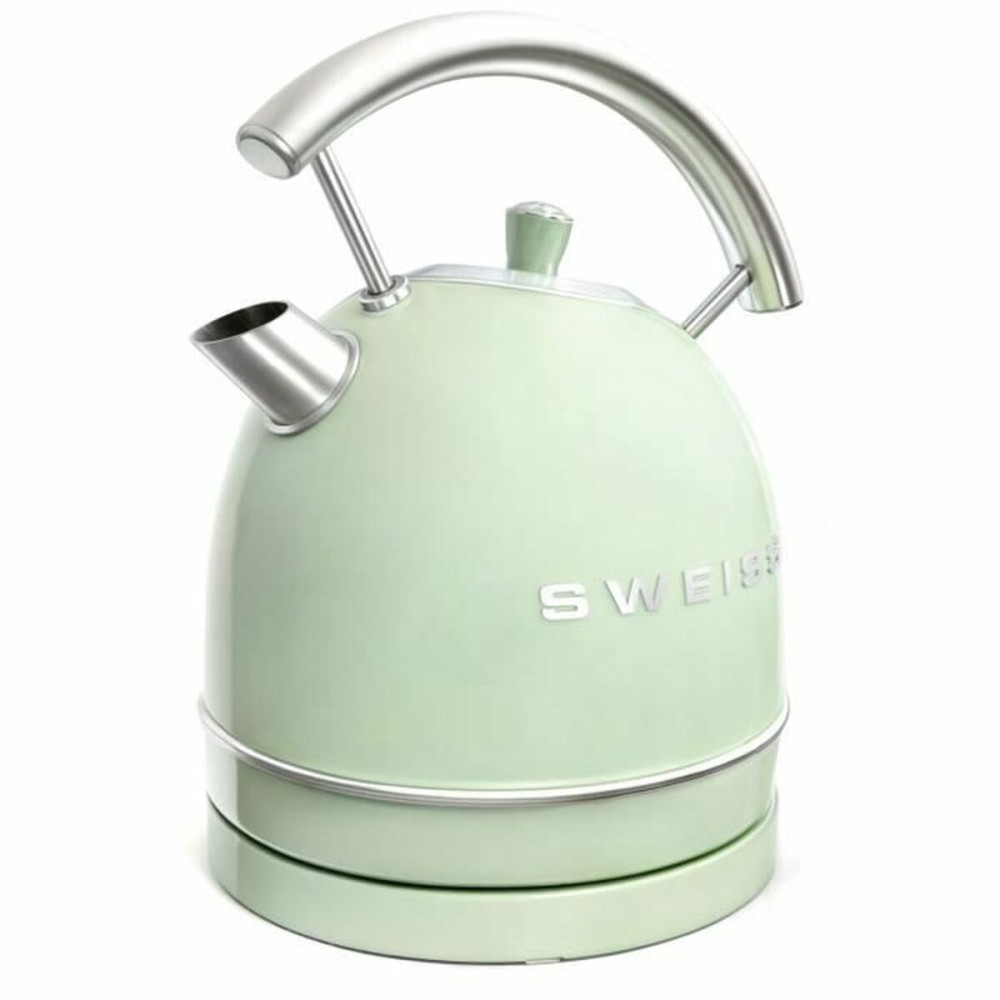 Wasserkocher Sweiss KTL7 grün Edelstahl 2200 W 1,8 L