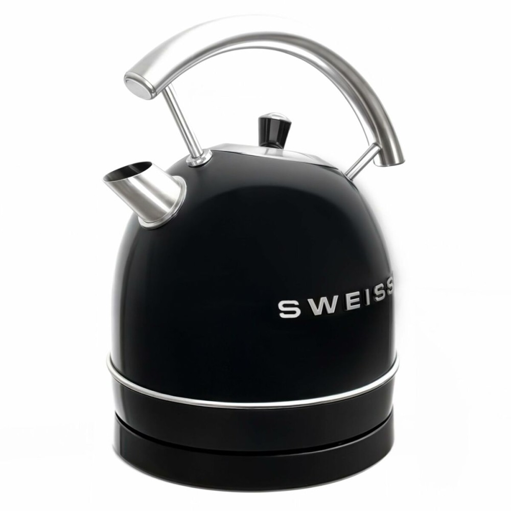 Bouilloire Sweiss KTL9 Noir Acier inoxydable 2200 W 1,8 L