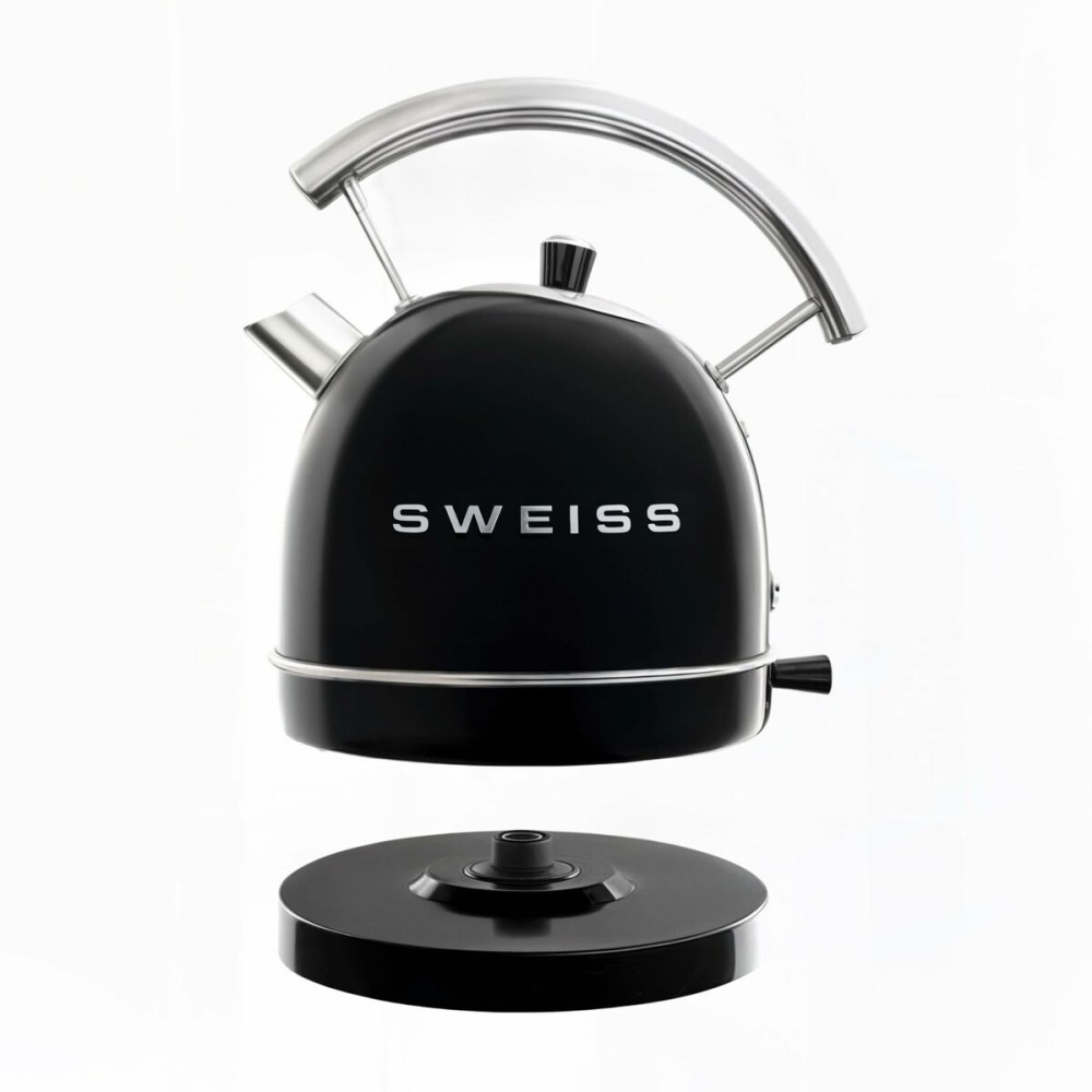 Bouilloire Sweiss KTL9 Noir Acier inoxydable 2200 W 1,8 L