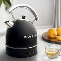 Bouilloire Sweiss KTL9 Noir Acier inoxydable 2200 W 1,8 L