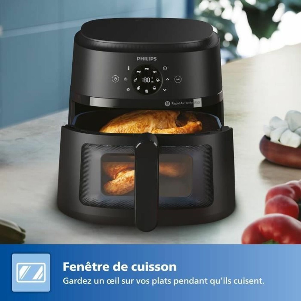 Heißluftfritteuse Philips NA230/00 Schwarz 1700 W 6,2 L