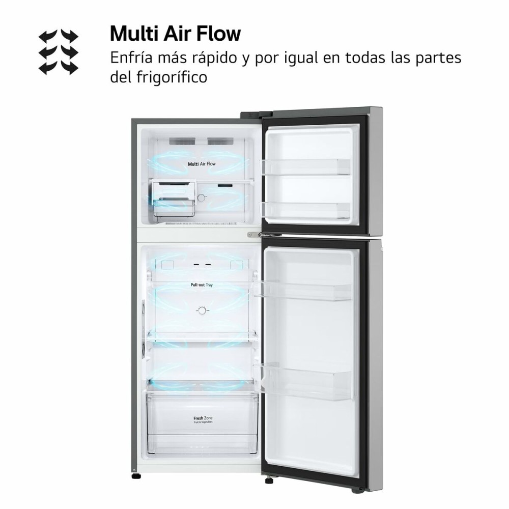 Réfrigérateur Combiné LG GTBV22PYGKD 145 Acier