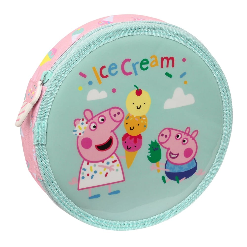 Federmäppchen Peppa Pig Ice cream Rosa Minze (18 Stücke)