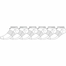 Pack de chaussettes Nike EVERYDAY LIGHTWEIGHT SX7679 100 Blanc 6 paires