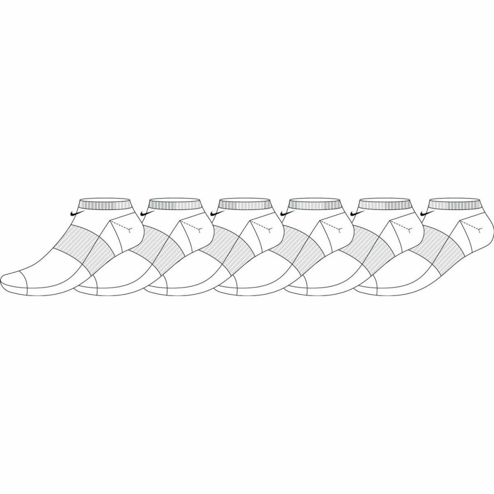 Sock pack Nike EVERYDAY LIGHTWEIGHT SX7679 100 White 6 pairs