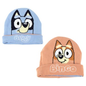 Kindermütze Bluey Blau Reversibel