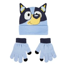 Bonnet enfant Bluey Bleu Gants