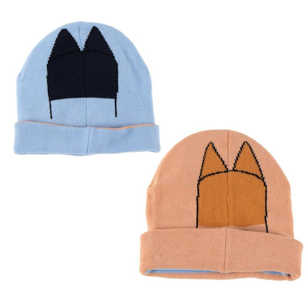 Kindermütze Bluey Blau Reversibel