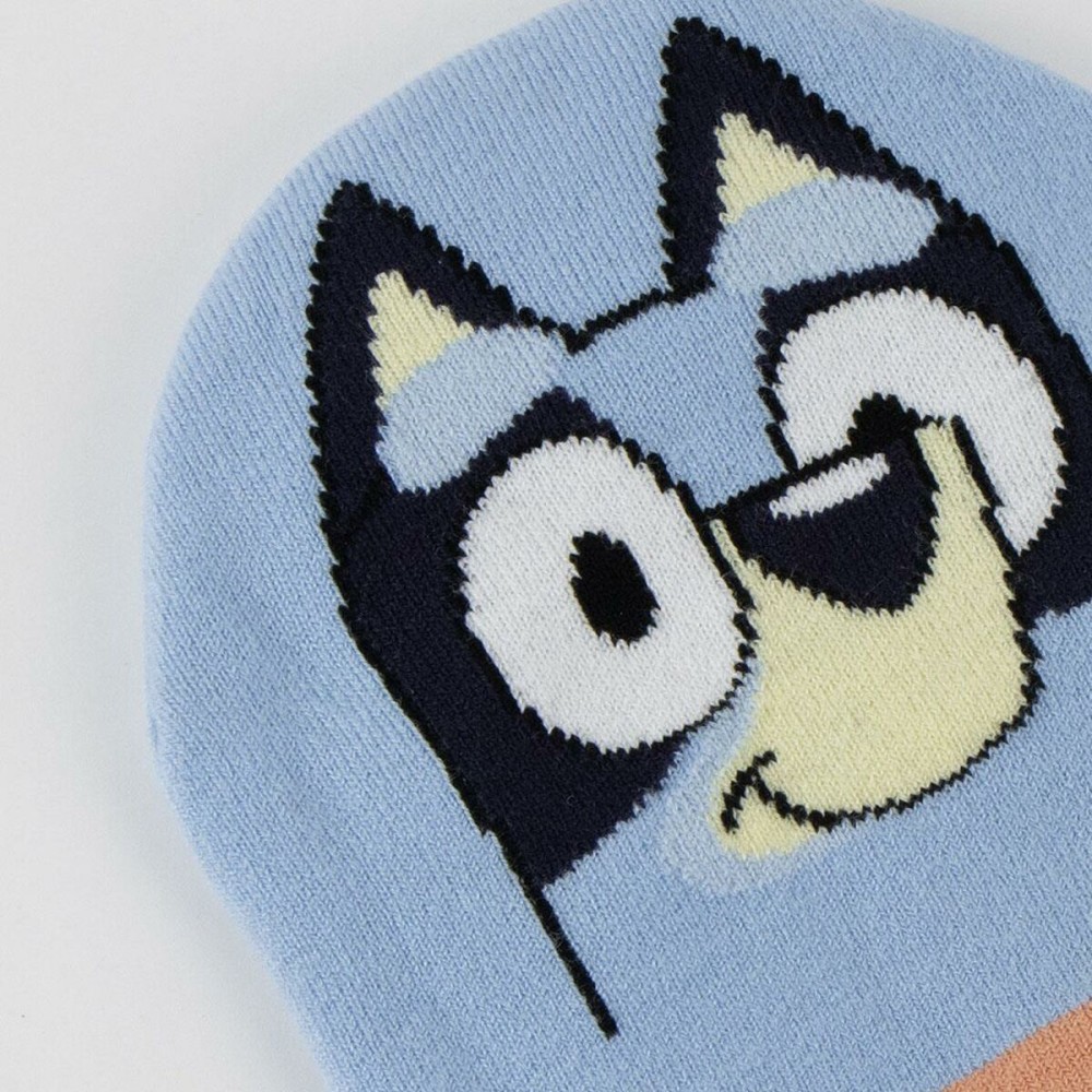 Kindermütze Bluey Blau Reversibel