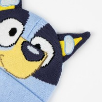 Kindermütze Bluey Blau Handschuhe