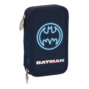 Doppel-Federtasche Batman Legendary Marineblau 12.5 x 19.5 x 4 cm (28 Stücke)