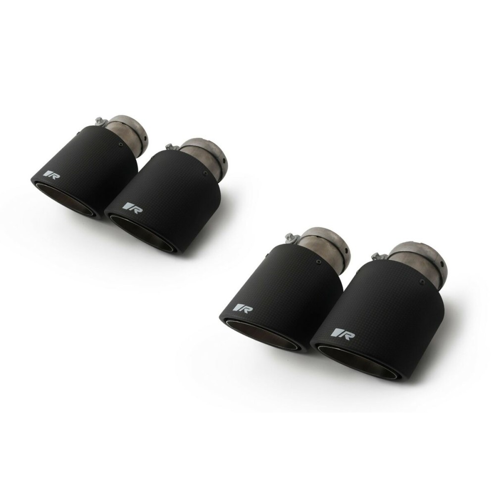 Tube d'échappement Remus REM004670CSRX Ø 102 MM Fibre de Carbone 4 Unités