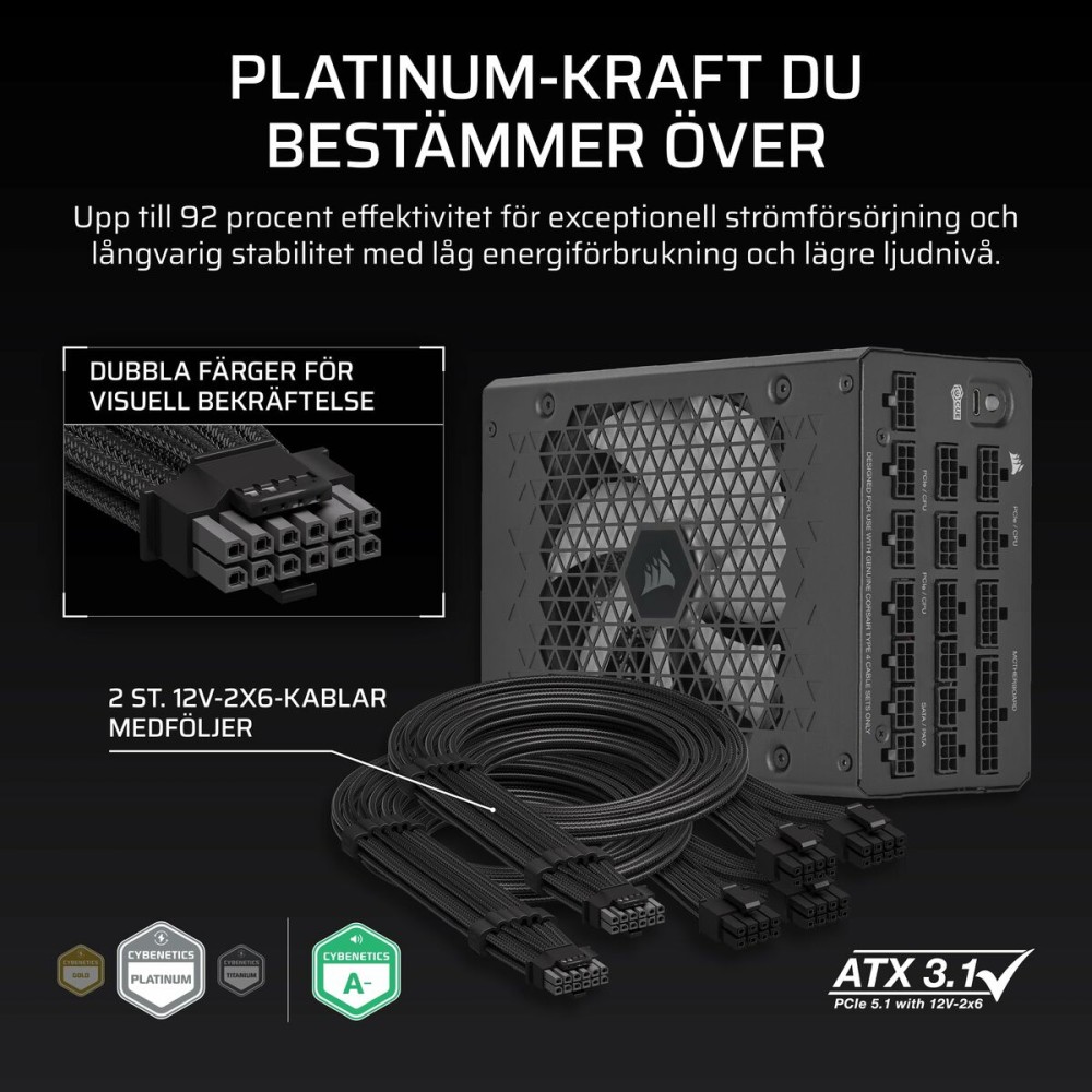 Power supply Corsair ATX 1500 W 80 PLUS Platinum