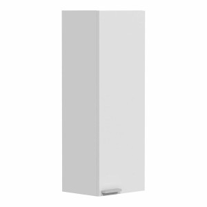 Schrank Forés Weiß Grau Aluminium ABS 30 X 25 X 85 CM