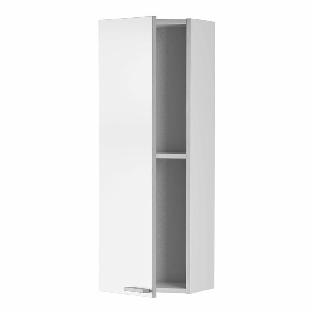 Schrank Forés Weiß Grau Aluminium ABS 30 X 25 X 85 CM