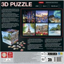 Puzzle Educa 3D 216 Pièces (6 Unités)