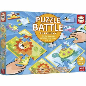 Puzzle Educa Battle Jr Animales 144 Pièces