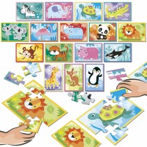 Puzzle Educa Battle Jr Animales 144 Stücke