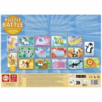 Puzzle Educa Battle Jr Animales 144 Stücke