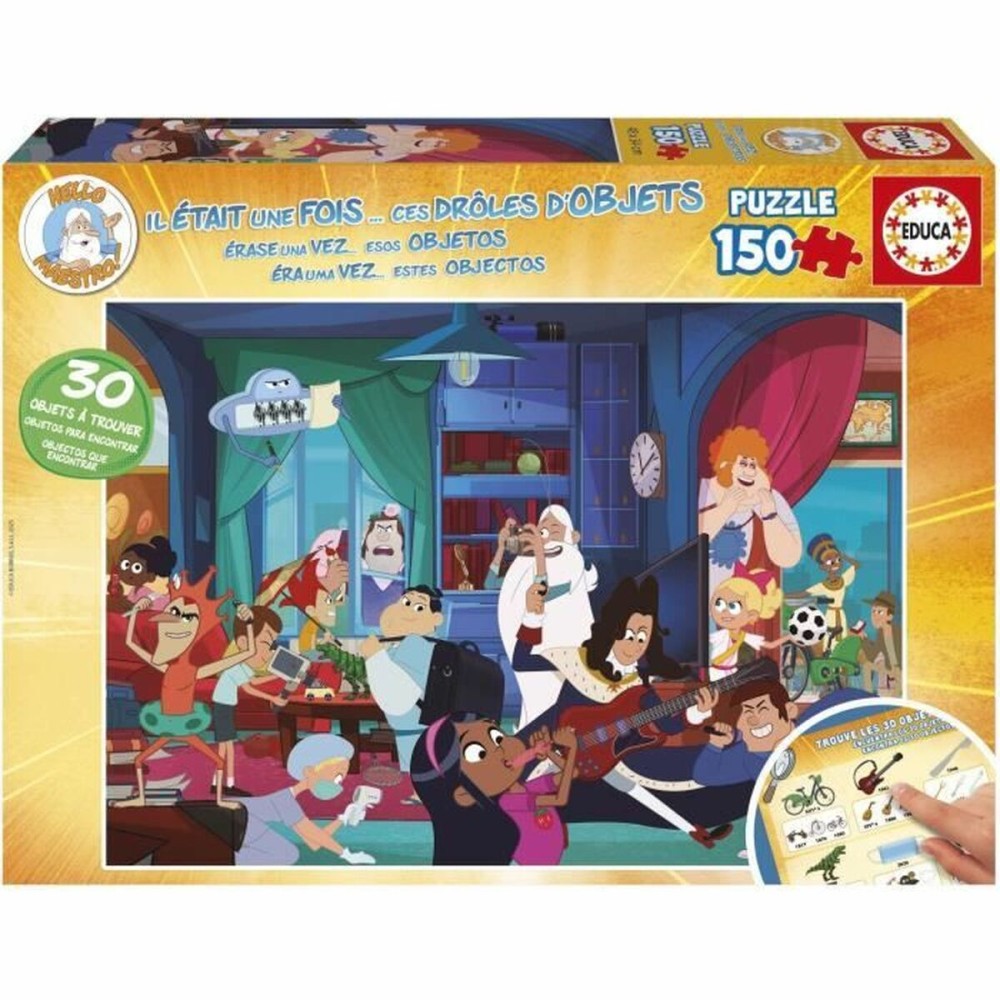 Puzzle Educa Érase una vez... Estos divertidos objetos 150 Stücke