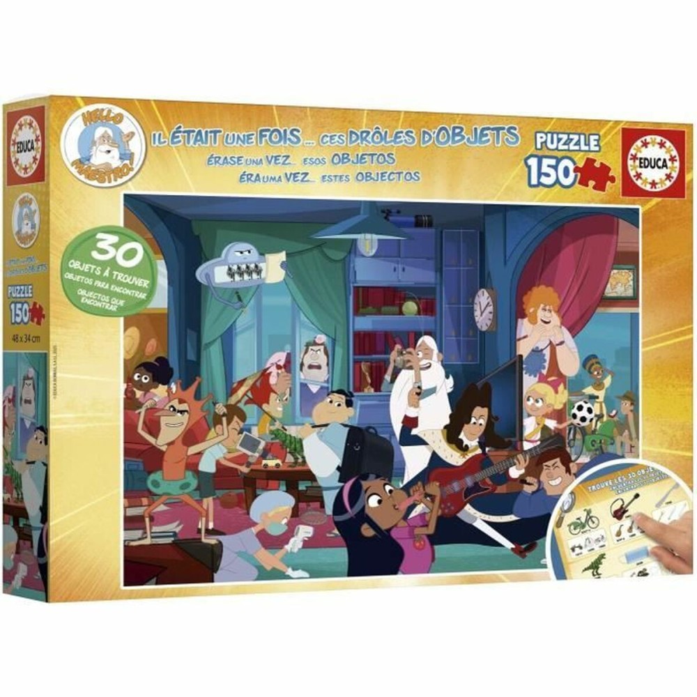Puzzle Educa Érase una vez... Estos divertidos objetos 150 Stücke