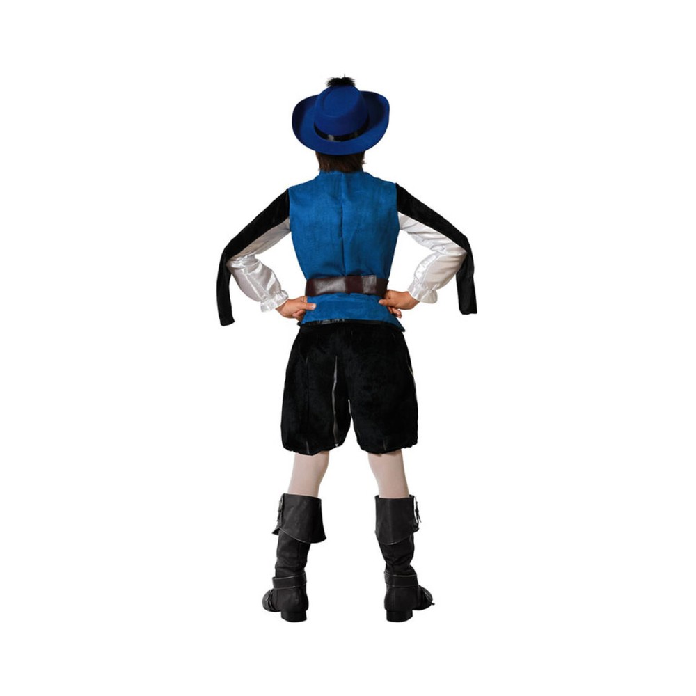 Costume for Children Male Musketeer Blue