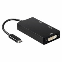 USB-C to VGA/HDMI/DVI Adapter Aisens A109-0343 HDMI USB VGA USB 3.2 Black 15 cm
