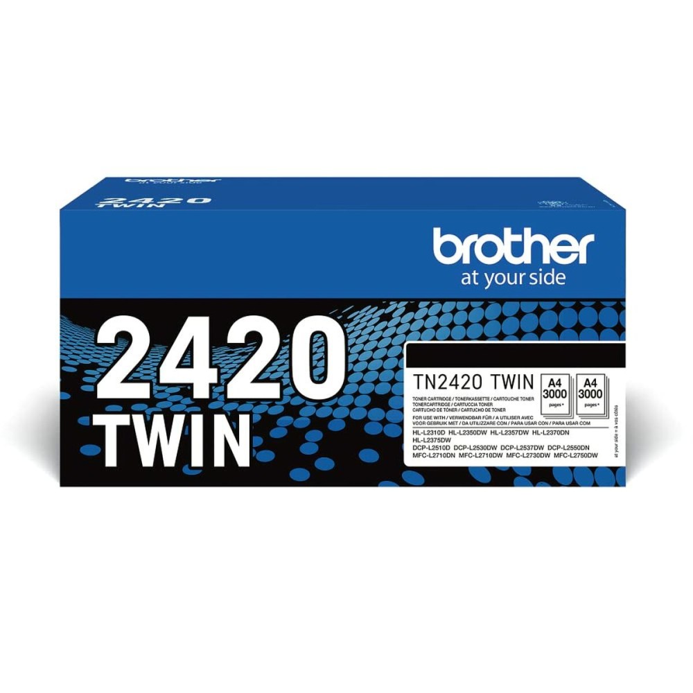 Cartouche d'encre originale Brother TN2420TWIN Noir