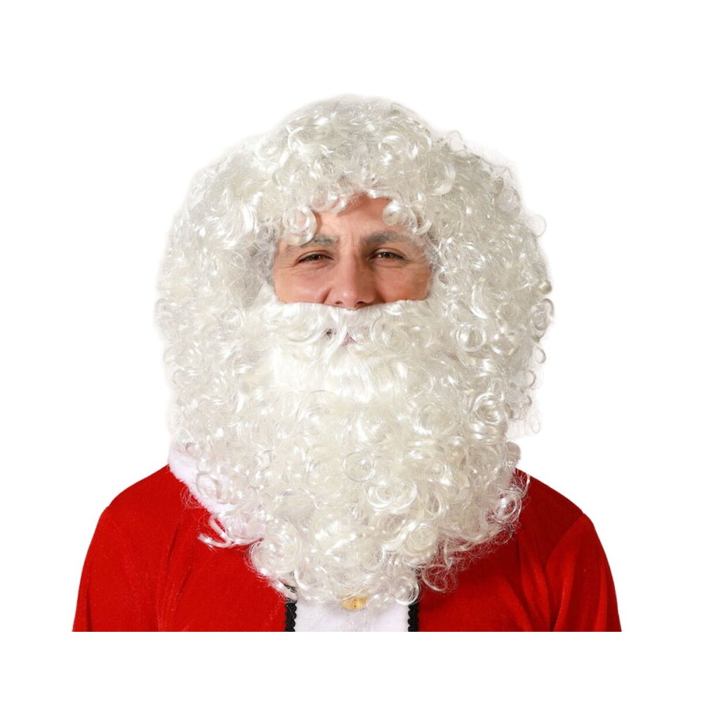 Perruques Père Noël Blanc Barbe