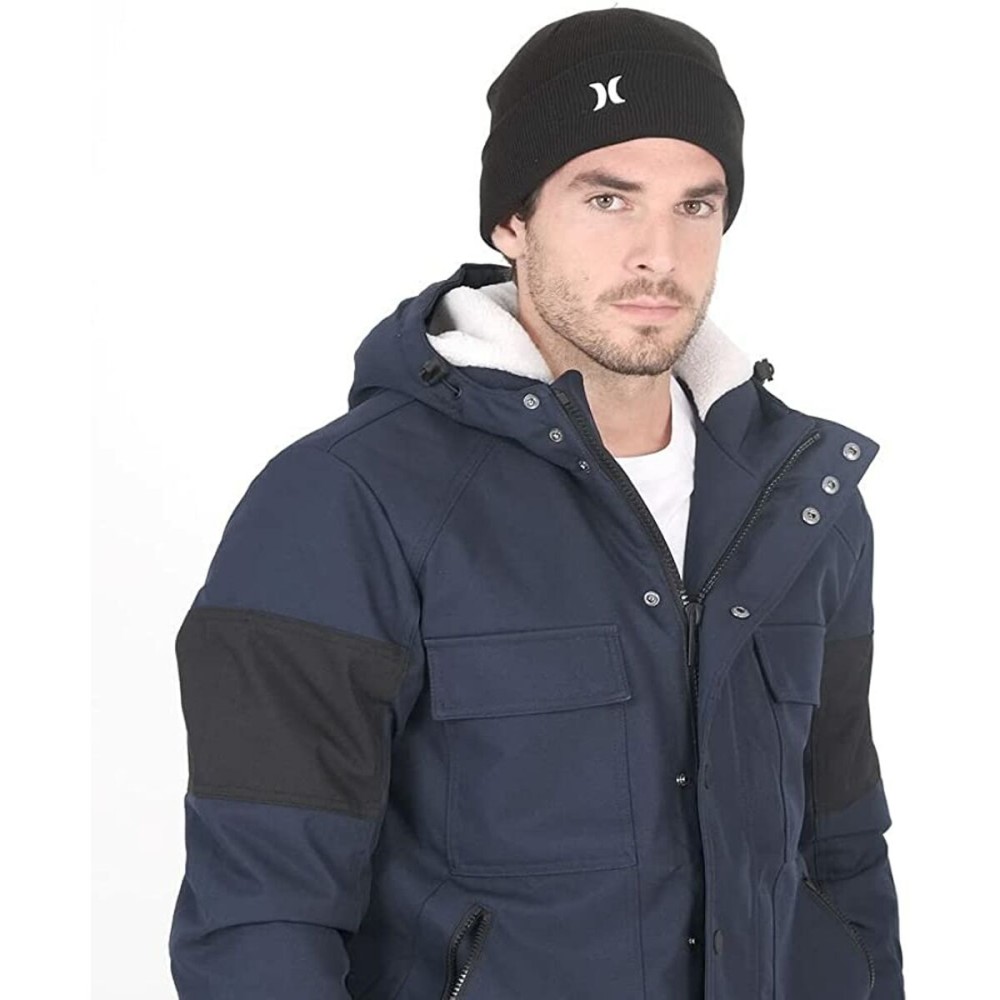 Bonnet de Sport Hurley Icon Cuff Noir Taille unique