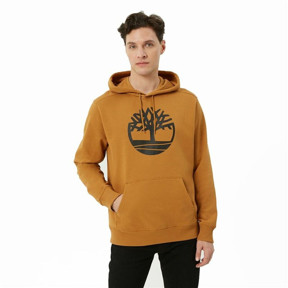Sweat à capuche homme Timberland Kenn Tree Logo Orange Foncé