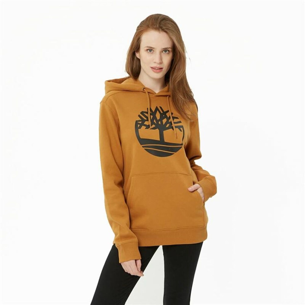 Sweat à capuche homme Timberland Kenn Tree Logo Orange Foncé