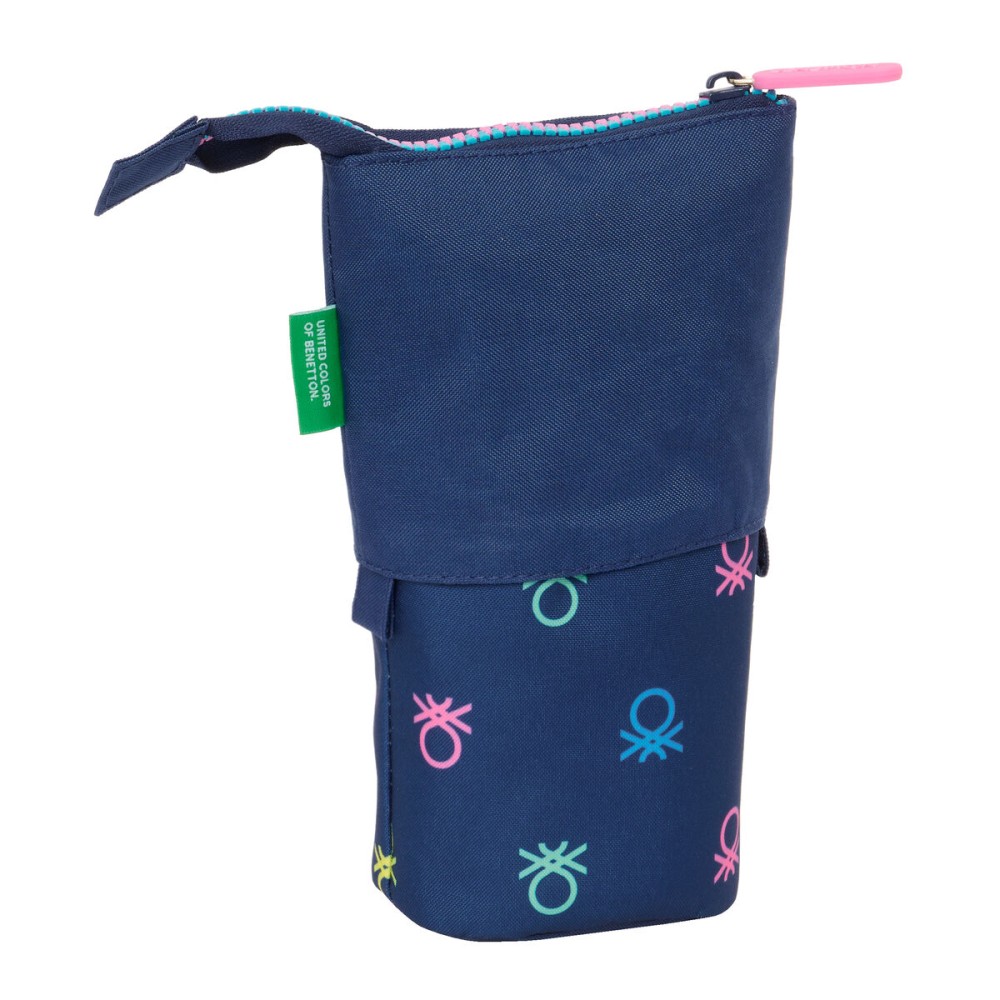 Trousse Gobelet Benetton Cool Blue marine 8 x 19 x 6 cm