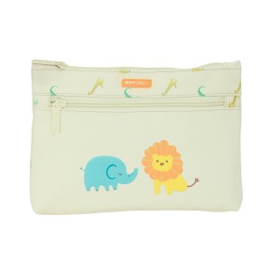 Trousse d'écolier Safta Selva Jungle Beige 23 x 16 x 3 cm