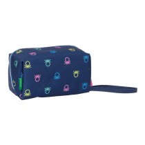 Trousse d'écolier Benetton Cool Blue marine 22 x 10 x 10 cm