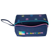 Trousse d'écolier Benetton Cool Blue marine 22 x 10 x 10 cm