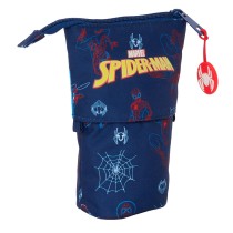 Pencil Holder Case Spider-Man Neon Navy Blue 8 x 19 x 6 cm