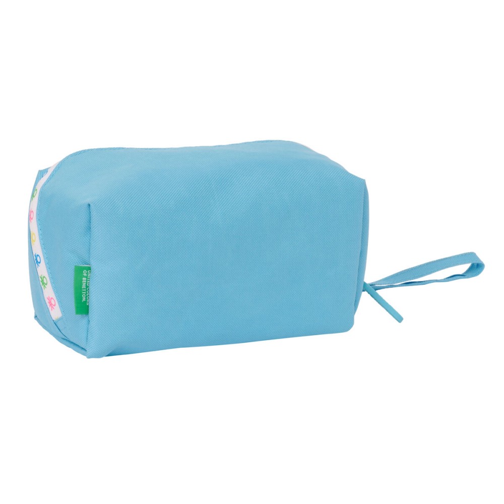 Trousse d'écolier Benetton Spring Bleu ciel 22 x 10 x 10 cm