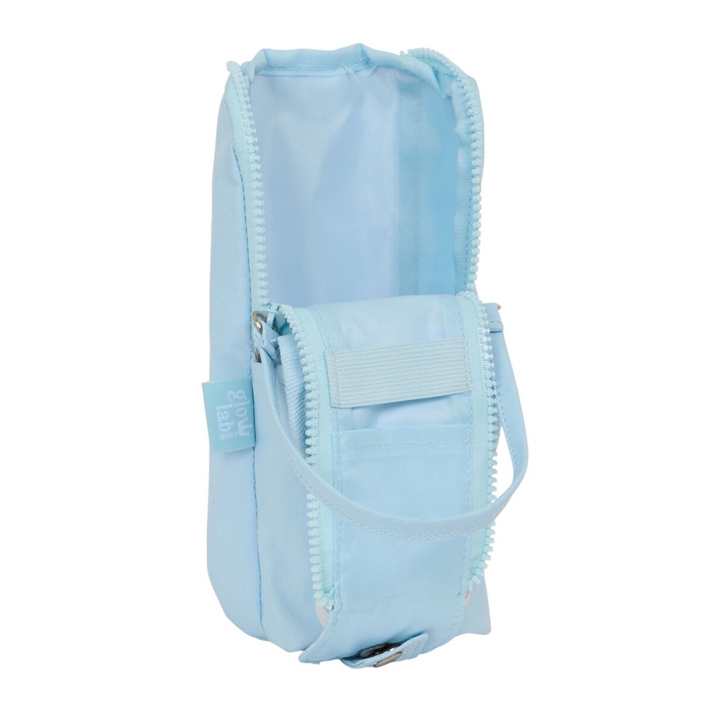 School Case Glow Lab Cisnes Light Blue 6 x 21 x 6 cm