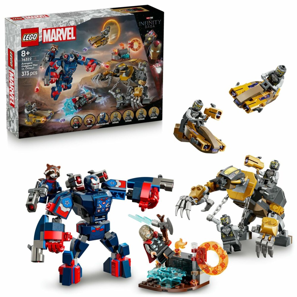 Konstruktionsspiel Lego 76322 Endgame Thor VS Chitauri 373 Stücke