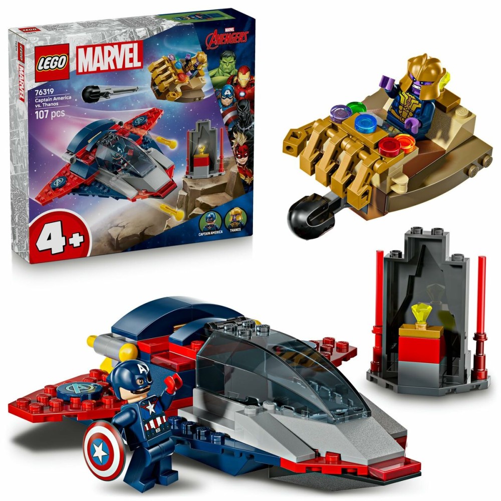 Set de construction Lego 76319 Captain America VS Thanos 107 Pièces