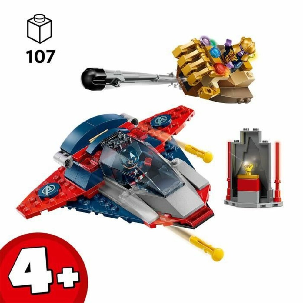 Konstruktionsspiel Lego 76319 Captain America VS Thanos 107 Stücke