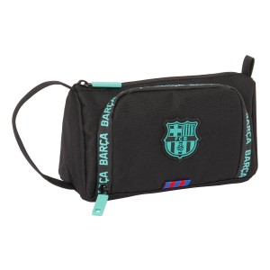 School Case with Accessories F.C. Barcelona Black 20 x 11 x 8.5 cm (32 Pieces)