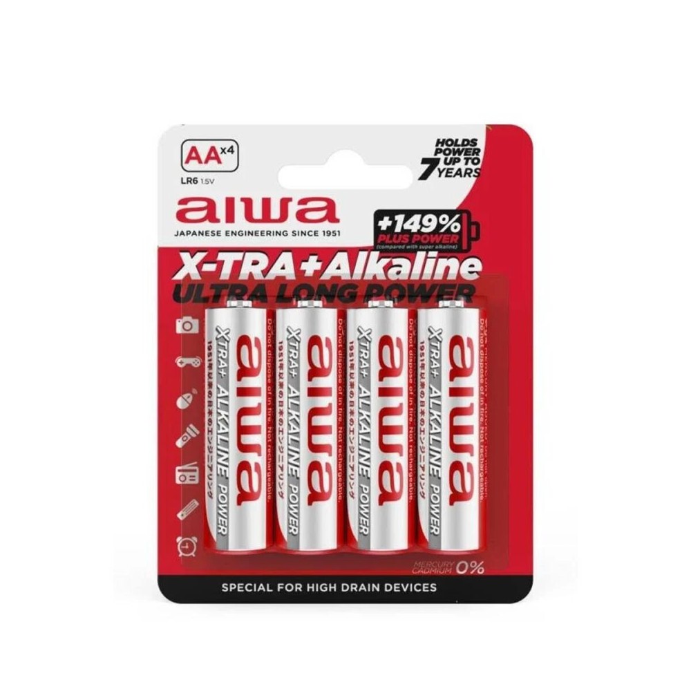 Batterien Aiwa AALR6 4UD 1,5 V AA LR6 (12 Stück)