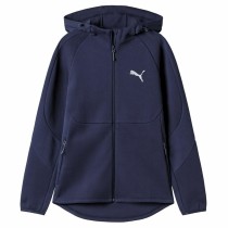 Men’s Zipped Hoodie Puma Evostripe Full-Zip Navy Blue