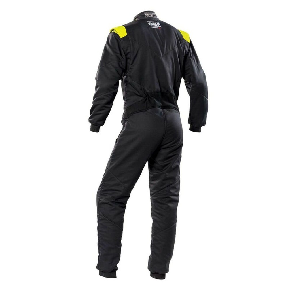 Racing jumpsuit OMP FIRST-S Black/Yellow 44