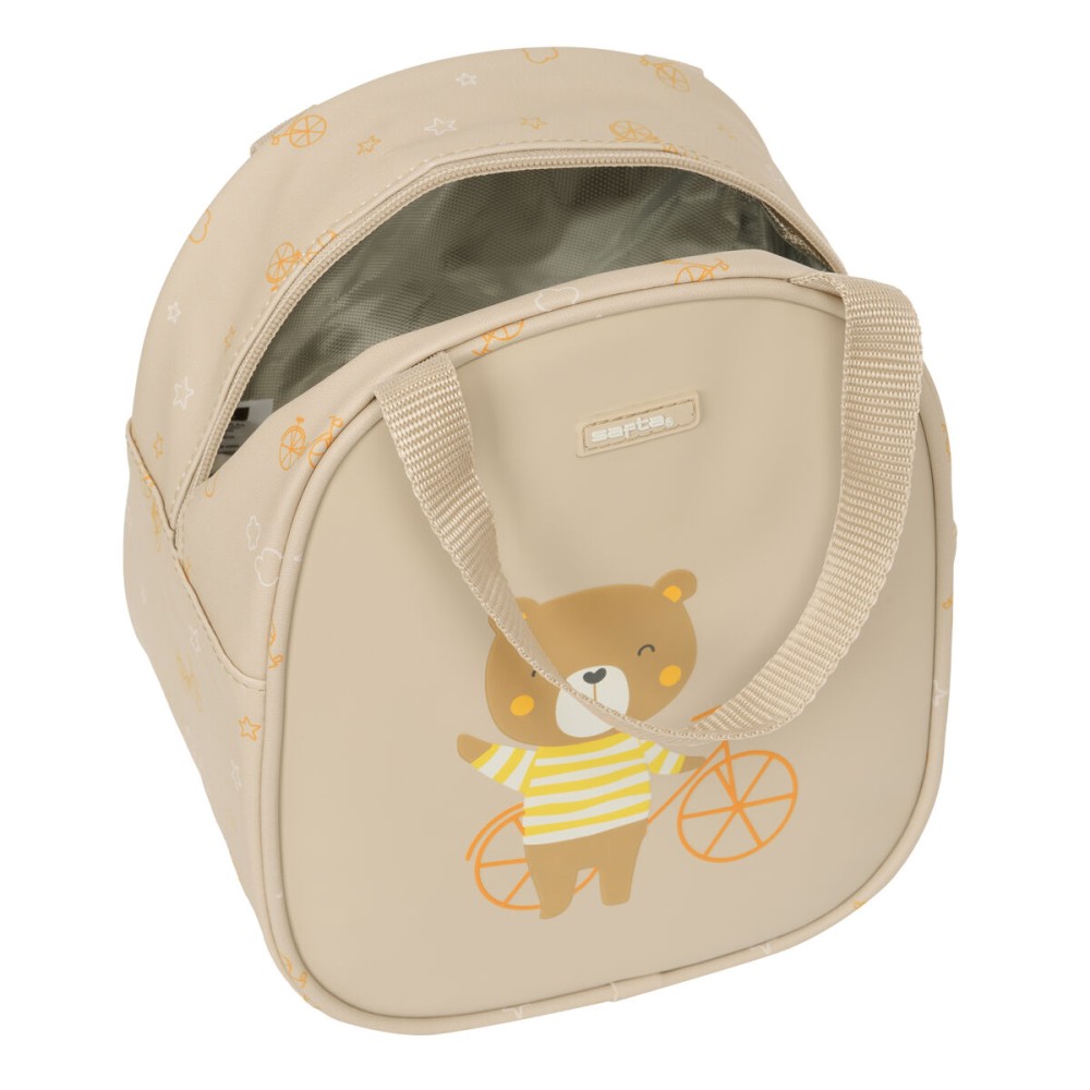 Thermal Lunchbox Safta Beige 19 x 22 x 14 cm