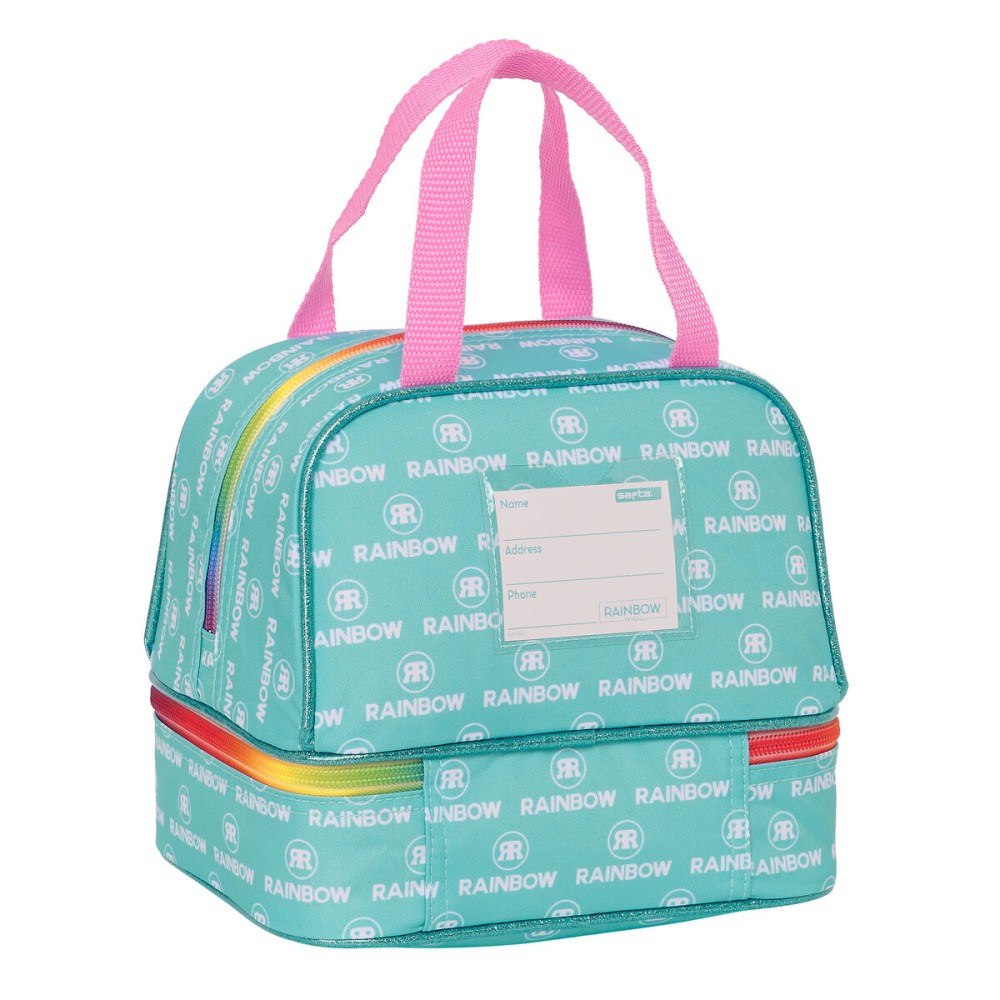 Sac à goûter Rainbow High Paradise Turquoise 20 x 20 x 15 cm