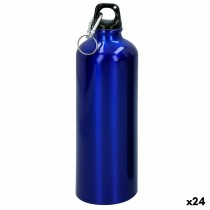 Wasserflasche Aktive 750 ml Karabinerhaken Aluminium 7 x 25 x 7 cm (24 Stück)